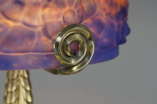 81	エティエ・ヴァンソン＆ミューラー　フランスアールデコランプ　1925年頃