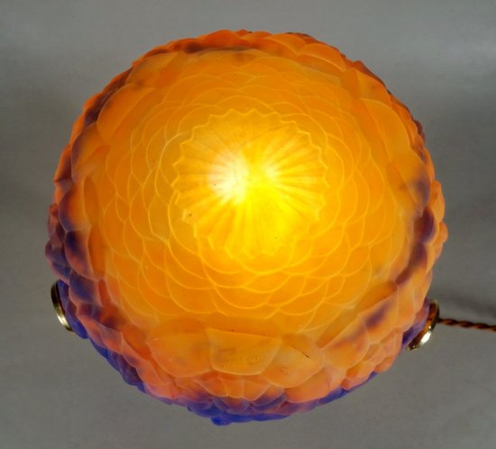 81	エティエ・ヴァンソン＆ミューラー　フランスアールデコランプ　1925年頃