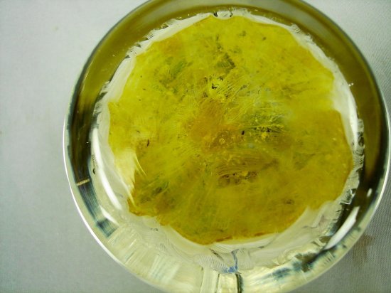 610	パースシャイアペーパーウェイト　ミッレフィオーリケイン　ラティチーノリボン　1975年