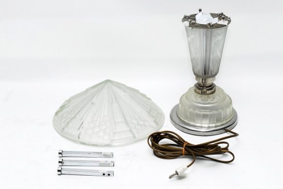82	ミューラー兄弟　アールデコ　テーブルランプ　1925-1930
