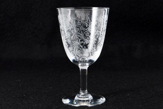 451 オールド・バカラ Baccarat ・蝶とタンポポ　グラス
