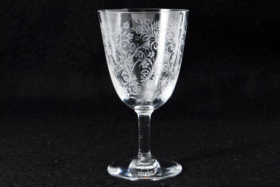 451 オールド・バカラ Baccarat ・蝶とタンポポ　グラス