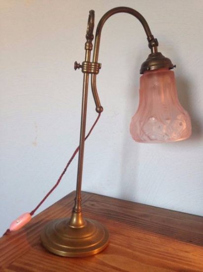 83 アンティーク ミューラー兄弟 テーブル ランプ
