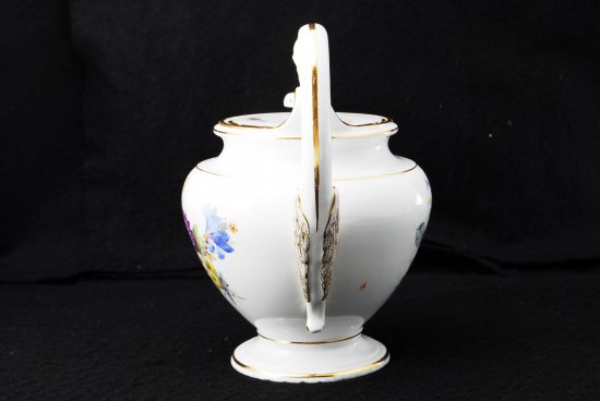 265 マイセン Meissen スワンハンドル ５つ花　ティーポット