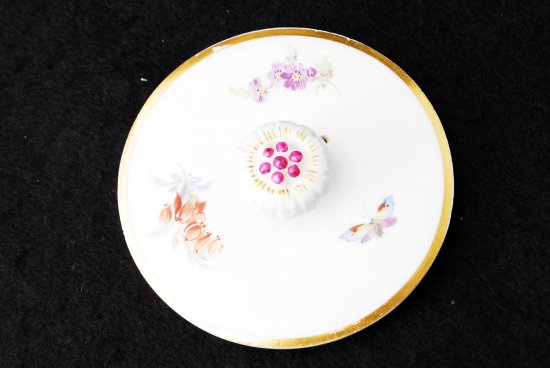 265 マイセン Meissen スワンハンドル ５つ花　ティーポット