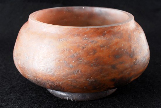 144 ドーム兄弟 ナンシー 花瓶 ヴィトリフィカシオン彩花器 DAUM NANCY  検 ガレ ミューラー兄弟