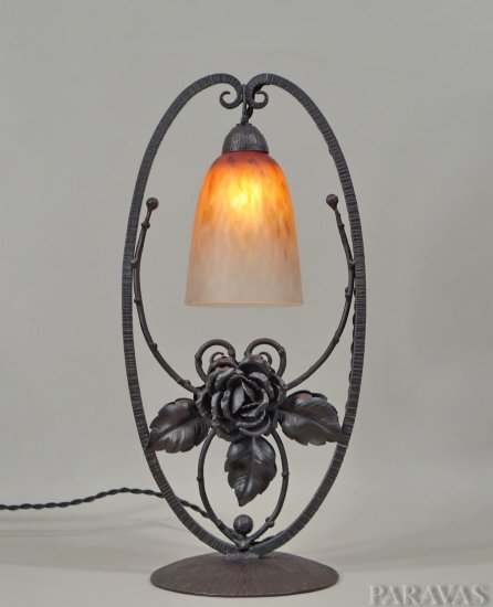 240	シュナイダー　フランス風アールデコランプ　ミューラー期　1925-1930