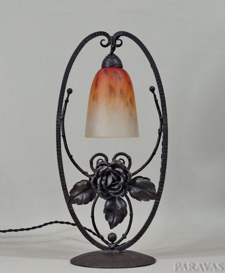 シュナイダー　フランス風アールデコランプ　ミューラー期　1925-1930