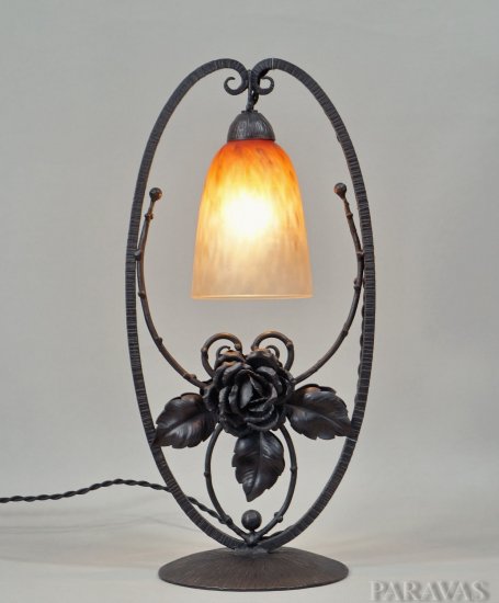 シュナイダー　フランス風アールデコランプ　ミューラー期　1925-1930