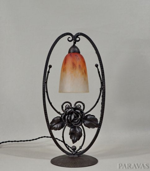 シュナイダー　フランス風アールデコランプ　ミューラー期　1925-1930