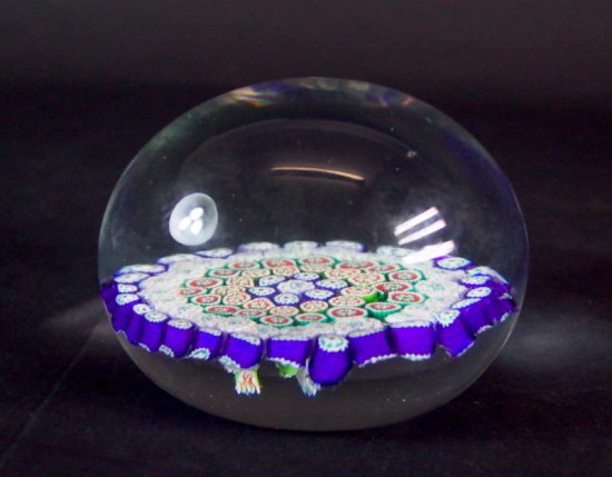 625	ムラノ　アンティーク　ミレフィオーリペーパーウェイト