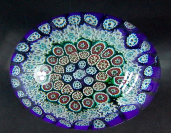 625	ムラノ　アンティーク　ミレフィオーリペーパーウェイト