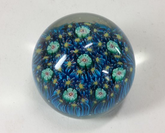 626	ムラノ　ミレフィオーリペーパーウェイト