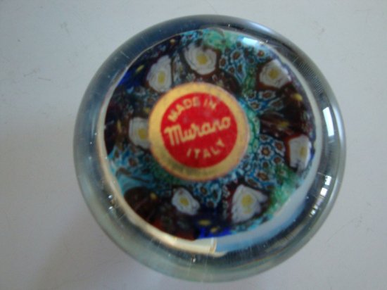 627	ムラノ　ムリネン　ガラスペーパーウェイト