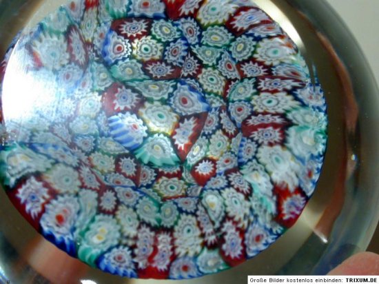 628	ムラノ　ムリネン　アートガラスペーパーウェイト