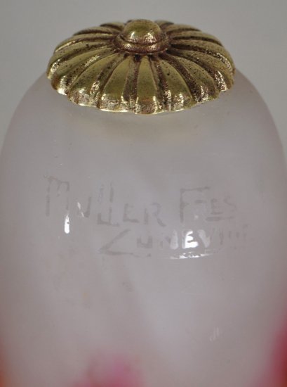 86	ミューラー兄弟　ブロンズアールデコランプ　1925年