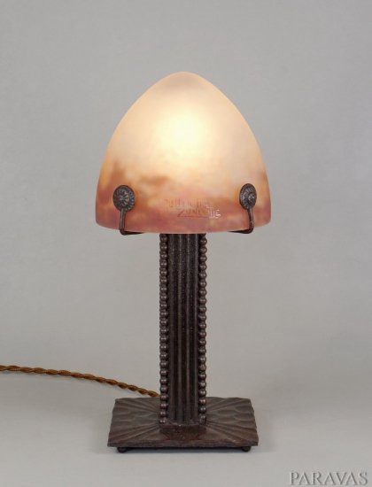 88	ミューラー兄弟＆M.ヴァシュール　アールデコランプ　1930年