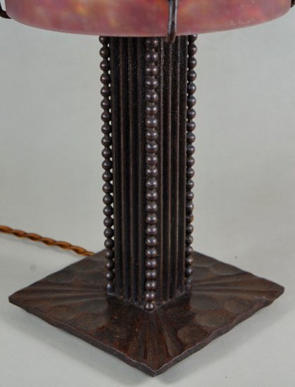 88	ミューラー兄弟＆M.ヴァシュール　アールデコランプ　1930年