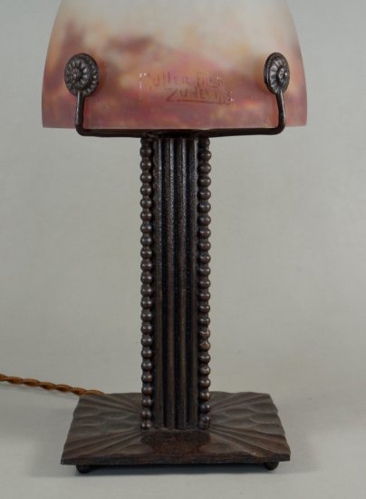 88	ミューラー兄弟＆M.ヴァシュール　アールデコランプ　1930年