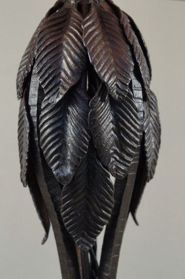 89	ミューラー兄弟　大きなアールヌーボー・アールデコランプ　1930年