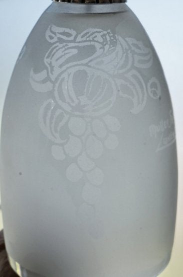 91	ミューラー兄弟＆シェピオン　ニッケルブロンズ　アールデコランプ