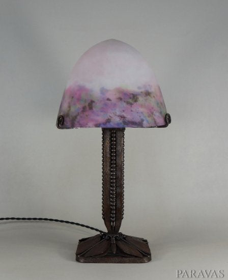 92	ミューラー兄弟　アールデコランプ　バタフライ　1930年