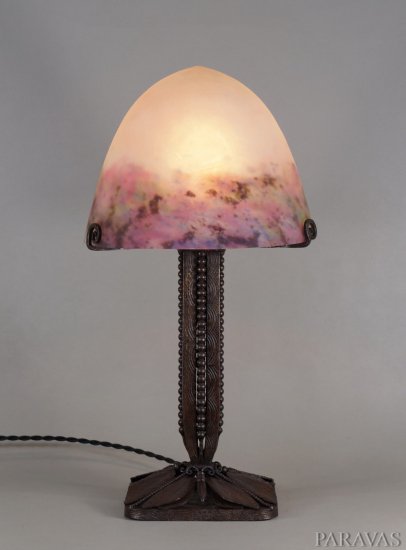 92	ミューラー兄弟　アールデコランプ　バタフライ　1930年