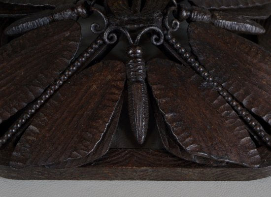 92	ミューラー兄弟　アールデコランプ　バタフライ　1930年