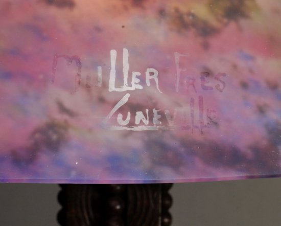 92	ミューラー兄弟　アールデコランプ　バタフライ　1930年