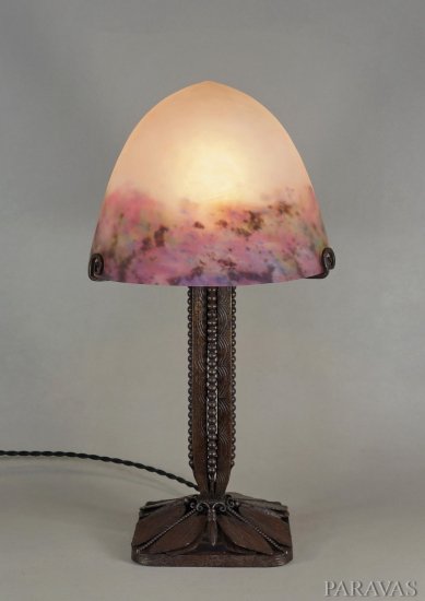 92	ミューラー兄弟　アールデコランプ　バタフライ　1930年