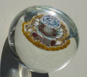 632	　ベネチアンガラス　ムラノガラス　ミルフィオリ　アートガラスペーパーウェイト　イタリアンスター