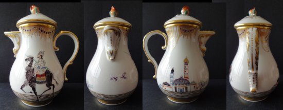 267	マイセン meissen　モカポット　千一夜物語