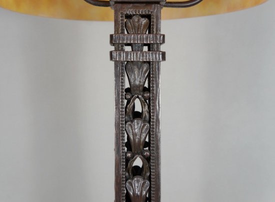 レイモンド・サビズ＆ドーム兄弟　フランス　アールデコランプ　1925年　ミューラー期