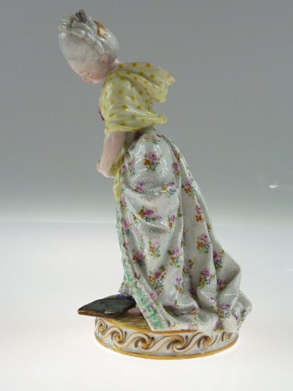 ２７４　マイセン　マルコリーニ　「壊れた鏡」1800年