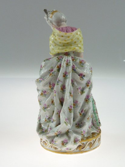 ２７４　マイセン　マルコリーニ　「壊れた鏡」1800年