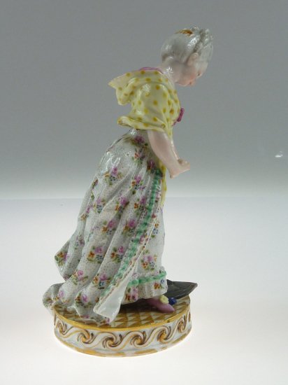 ２７４　マイセン　マルコリーニ　「壊れた鏡」1800年