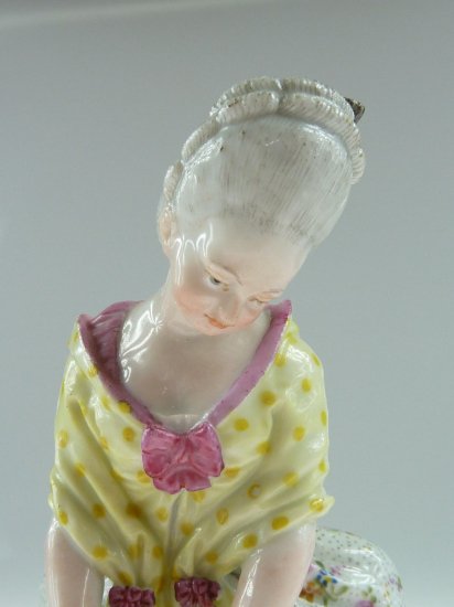 ２７４　マイセン　マルコリーニ　「壊れた鏡」1800年