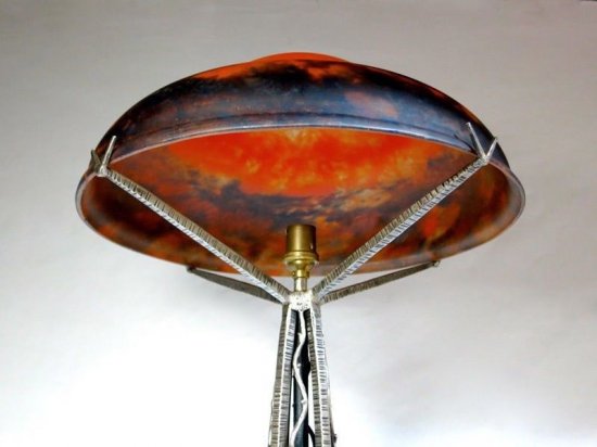 エドガー・ブラント＆ミューラー兄弟　アールデコテーブルランプ　1920年