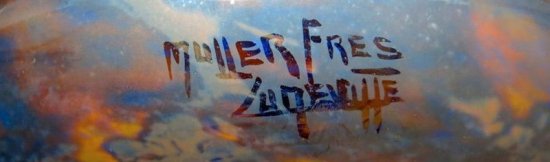 エドガー・ブラント＆ミューラー兄弟　アールデコテーブルランプ　1920年