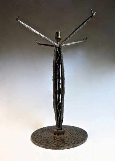 エドガー・ブラント＆ミューラー兄弟　アールデコテーブルランプ　1920年