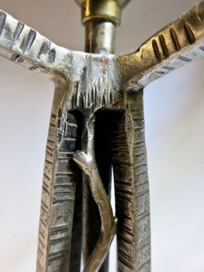 エドガー・ブラント＆ミューラー兄弟　アールデコテーブルランプ　1920年