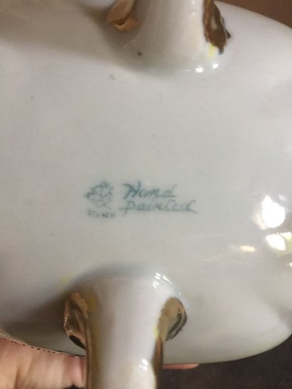 222	オールドノリタケ　ダブルゴールドハンドル　花瓶