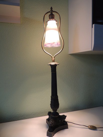 ミューラー兄弟　アールデコベッドランプ