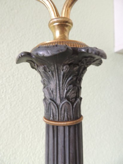 ミューラー兄弟　アールデコベッドランプ