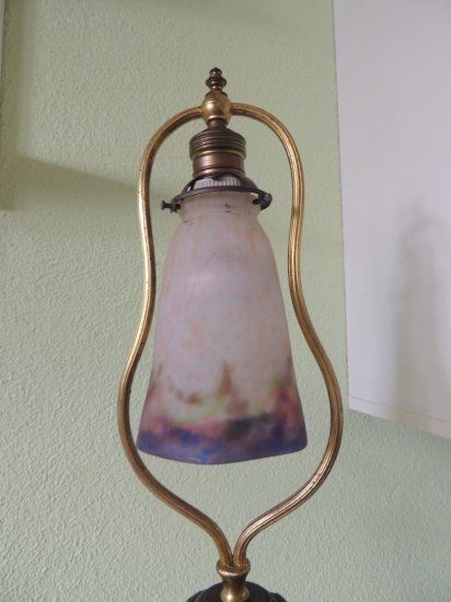 ミューラー兄弟　アールデコベッドランプ