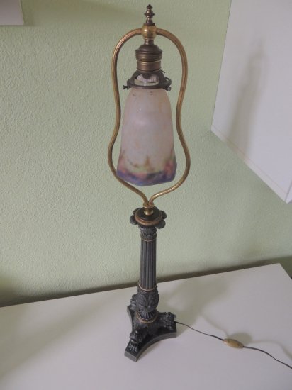 ミューラー兄弟　アールデコベッドランプ