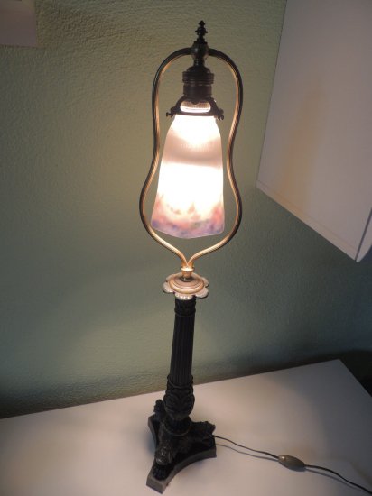 ミューラー兄弟　アールデコベッドランプ