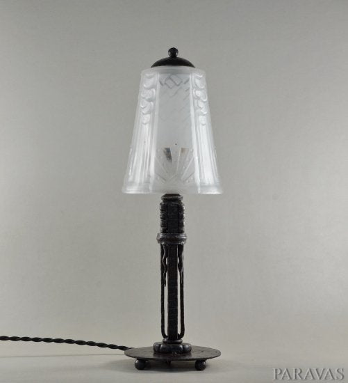 ミューラー兄弟　フランスアールデコランプ　1930年