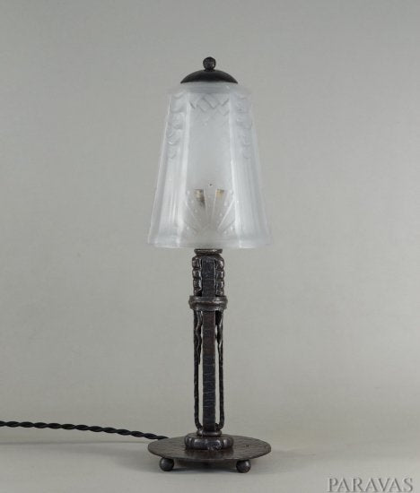 ミューラー兄弟　フランスアールデコランプ　1930年