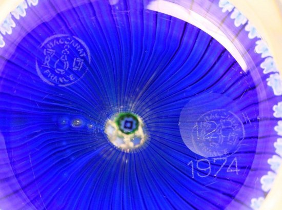 544 バカラ　ミルフィオリペーパーウェイト　1974年